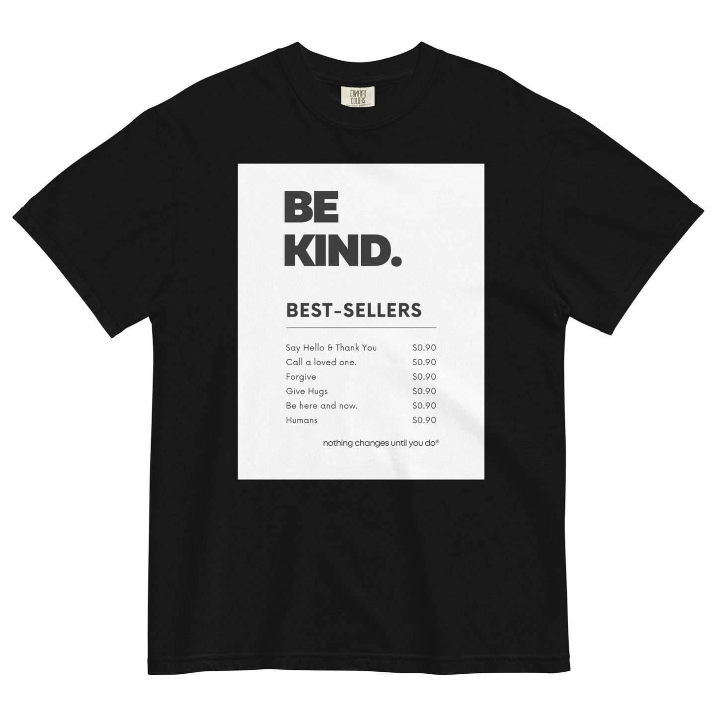 Be Kind Receipt