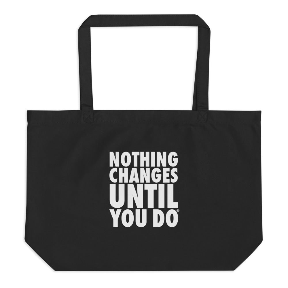 Large organic tote bag