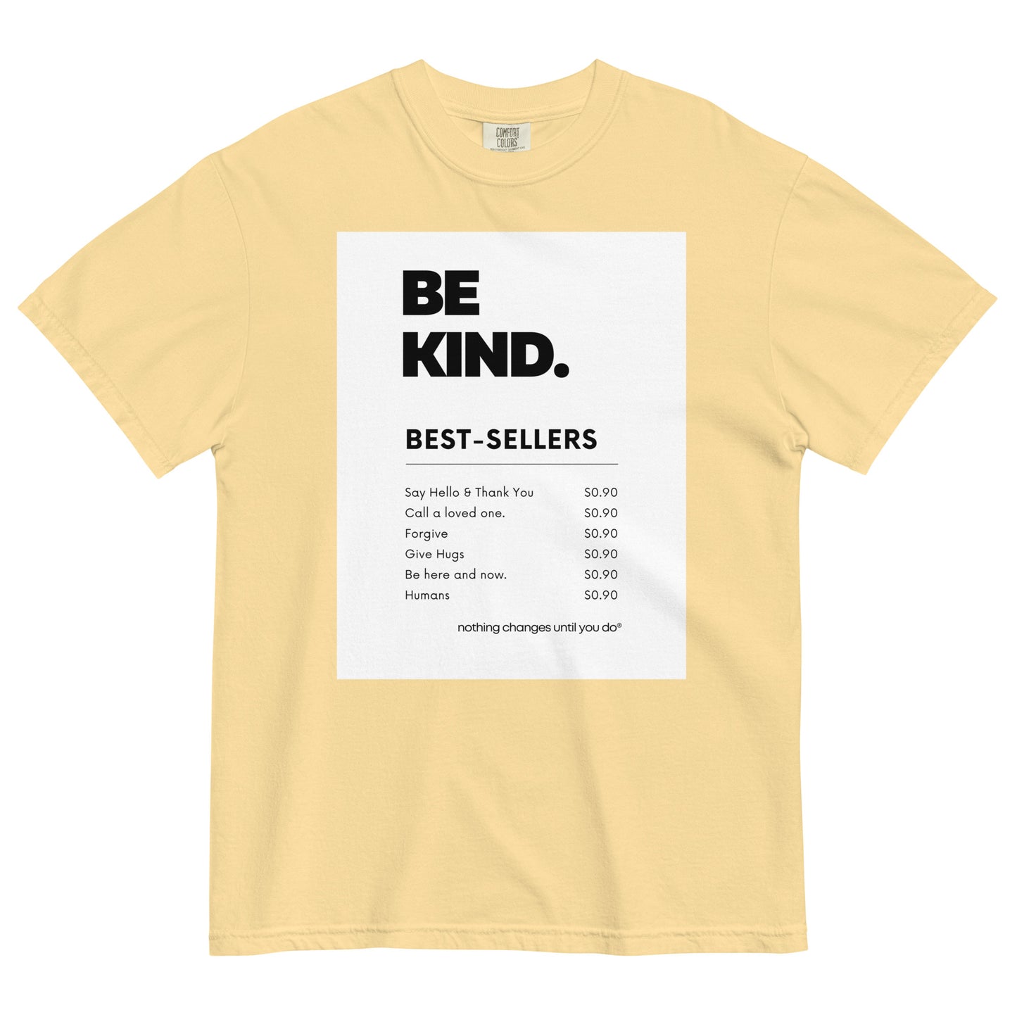 Be Kind Receipt